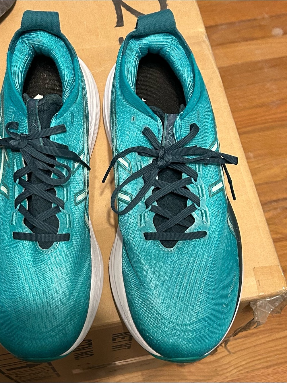 ASICS Teal  Men’s Pure Gel Athletic Running Shoes